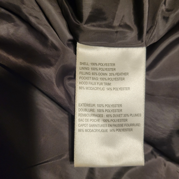 Laundry By Shelli Segal Women's Puffer Jacket with Fur Hood - Silver - Picture 8 of 16